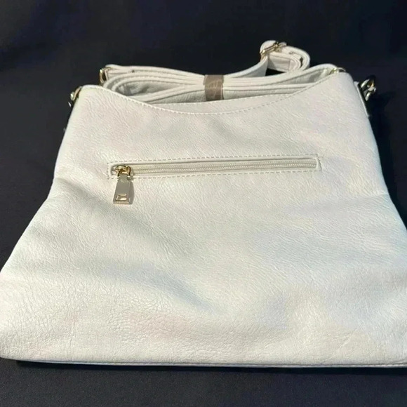 White Leather Handbag (NWOT) - Picture 6 of 11